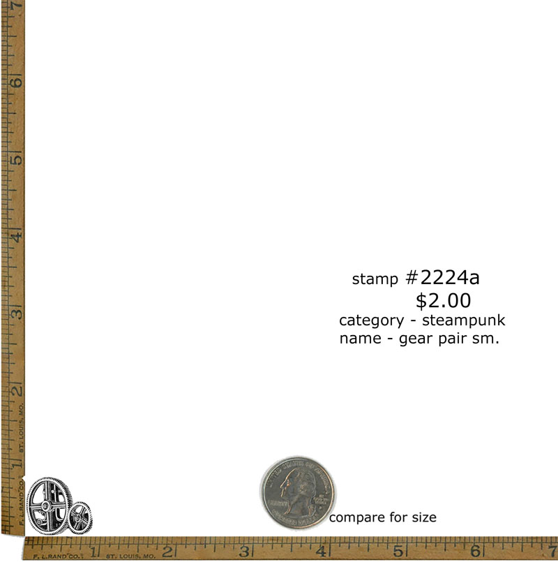 #2224 - Gear Pair Sm - Steampunk